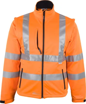 Produktbild von Prevent Softshell-Warnschutzjacke 8060 Gr. S leuchtorange