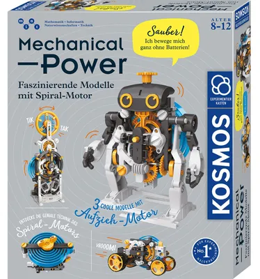 Zdjęcie produktu dla KOSMOS Mechanical Power, zestaw do eksperymentów, robot, samochód wyścigowy, zestaw modelarski, zestaw konstrukcyjny, 620783
