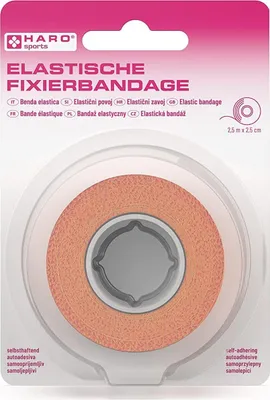 Image de HARO Bande élastique de fixation 25 mm x 2,5 m orange