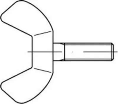 Produktbild von Reyher  Flügelschrauben DIN 316 A 2 M 8x40 A 2 (10 Stück)