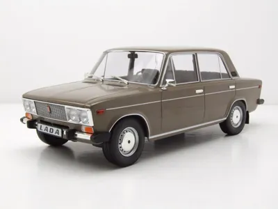 Produktbild von Lada 2106 1980 dunkelbeige Modellauto 1:18 Triple9
