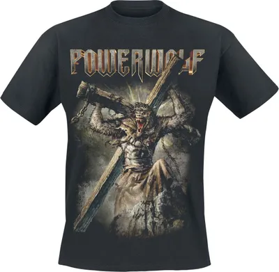 Produktbild von Powerwolf T-Shirt Herren Interludium schwarz Band-Merch, Bands 100% Baumwolle M