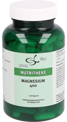 Image de Green Line Nutritheke Magnésium 400 gélules, 120 gélules