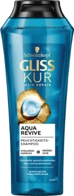 Produktbild von Gliss Kur Aqua Revive Shampoo, 250ml - Erfrischendes Shampoo für ein revitalisiertes Haar, 250ml