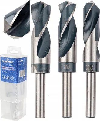 Obrázek produktu pro Sada Vrtáků Do Kovu A Oceli Vrták Hss 3 Ks 22-25 Mm