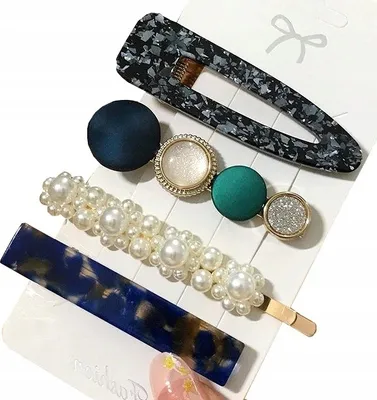 Produktbild von Haarnadel-Set - Elegante Haarnadeln - Vielseitiges Styling - Metall + Acryl - Stilvolle Farben