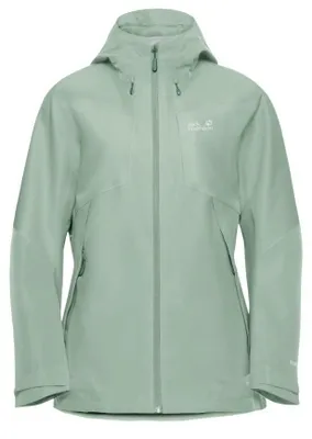 Produktbild von Jack Wolfskin Damen Flextrail 2L Regenjacke green zinnia L