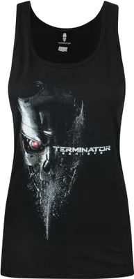 Image de Top pour femme Terminator avec logo Genisys NS4213 (M) (Noir)