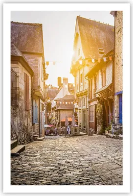 Produktbild von Poster - Poster ohne Rahmen - stadt straße katze - 61x91,5 cm - Wand Bild - Wanddeko - Wandbilder - Kunstposter - Wandposter - Bilder - Kunstdruck - Wanddekoration - Wandbild - P2XPA61x91-3711