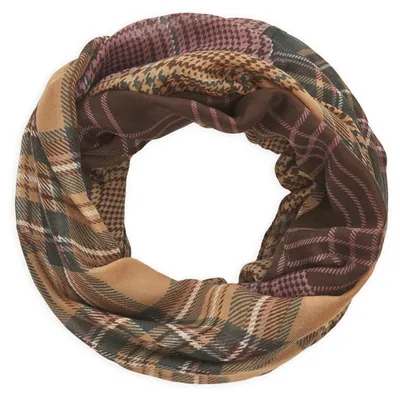 Produktbild von Codello (122) PRINTED LOOP RECYCLED POLYESTER CHECKS MIXED kamel-2X80X70CM CAM2 CAM2 2/80X70CM