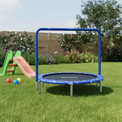 Zdjęcie produktu dla Składane trampoliny dla dzieci z uchwytem