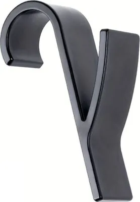 Produktbild von Handtuchhaken Badezimmer kein Bohren Kunststoff Handtuchhalter für Heizkörper, Farbe:Schwarz, Menge:10