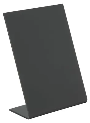Produktbild von Securit TBA-BL-A7 Tischaufsteller L-BOARDS, DIN A7, schwarz