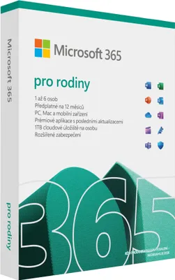 Immagine prodotto di Microsoft 365 per le famiglie CZ (BOX)