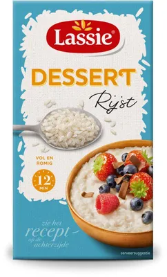 Obrázok produktu pre Lassie Dessertrijst 400 g – Krémový ryžový nákyp, sladký dezert a snack