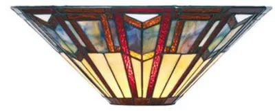 Image de Lampe murale en vitrail PYRAMIDE 30*14