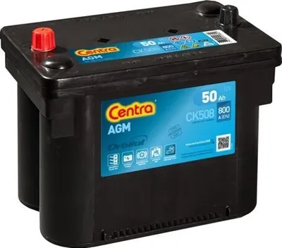 Produktbild von CENTRA AGM Starterbatterie 12V 50Ah 800A/EN D26 für Auto LKW Batterie