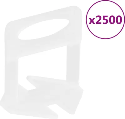 Obrázek produktu pro Nivelační spony pro dlaždice 2500 ks. 3 mm