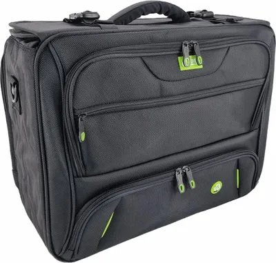 Produktbild von Oecoverde Pilotenkoffer Praxum recyceltes PET schwarz ca. 45 x 35 x 20 cm 46208