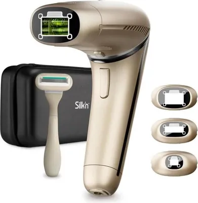 Immagine prodotto di Depilatore IPL Silk'n 7, doppia lampada, testina rotante, 600.000 impulsi, 3 accessori per zone