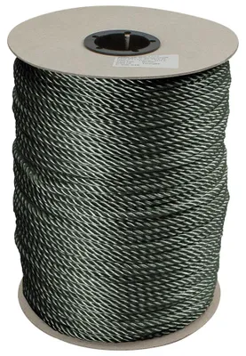 Produktbild von Dönges Faserseil aus Polypropylen, 4 mm, bronzegrün, gedreht (Rolle à 220 Meter)