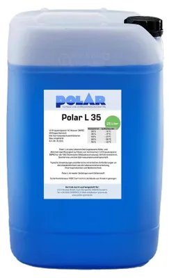 Produktbild von Polar L-MPG Glykol Frostschutzmittel, Propylenglykol 35% Gemisch 25 Liter