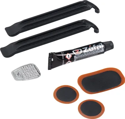 Image de CYTEC Cytec Kit de réparation pour vélo avec démonte-pneu NOIR -