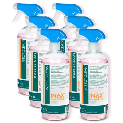 Produktbild von INOX® Insect Clean Insektenreiniger, 6x1L - Insektenentferner Autoreinigung
