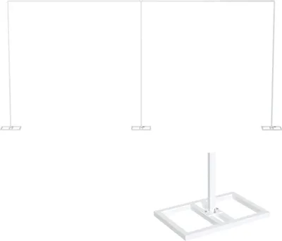 Produktbild von Hochzeit Dekoration – Hintergrundrahmen / Rosenbogen – Metall – Weiß – 3x6m – Für Hochzeiten, Feiern und Zeremonien – Stabil & Wiederverwendbar