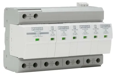 Immagine prodotto di Scaricatore combinato Phoenix Contact tipo 1+2 FLTSECT1T23S350/25FM
