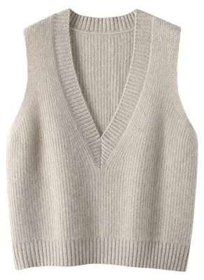 Image de Gilet en Laine sans manches pour femmes