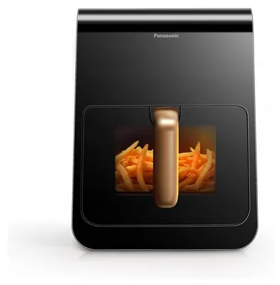 Zdjęcie produktu dla Panasonic NF-CC600, Frytkownica na gorące powietrze, 6 l, 80 °C, 200 °C, 60 min, Pojedyńczy