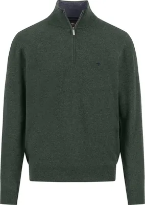 Produktbild von FYNCH-HATTON Troyer-Zip, Merino C 737 dark ivy L