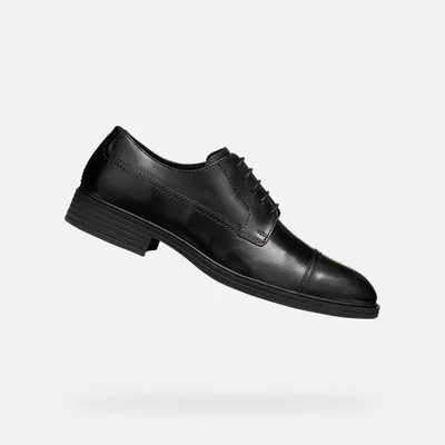 Produktbild von Geox Schwarze Herren-Anzugschuhe von Thorian 44