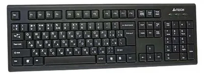 Produktbild von A4Tech KR-85 Tastatur USB QWERTY US Englisch Schwarz