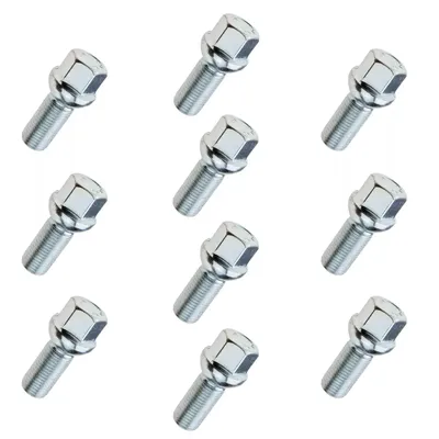 Produktbild von 10x Radschraube M14x1.25 , Gewindelänge: 30mm, Kugelbund, SW17