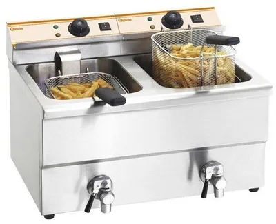 Produktbild von Bartscher A150.207 Doppel Elektro Friteuse 2 x 8 Liter