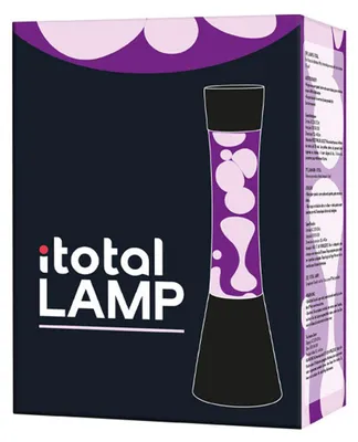 Zdjęcie produktu dla Lampa lawowa czarny/fioletowy/biały, 40 cm