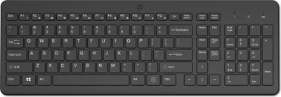 Obrázok produktu pre HP Bezdrôtová klávesnica 225, Plná veľkosť (100 %), Bezdrôtový, RF Wireless, Čierna