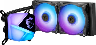 Produktbild von MSI MAG CORELIQUID C240 - Prozessor-Flüssigkeitskühlsystem - (für: LGA1156, AM2, AM2+, LGA1366, AM3, LGA1155, AM3+, LGA2011, FM1, FM2, LGA1150, FM2+, LGA2011-3, LGA1151, AM4, LGA2066, LGA1200, LGA1700)