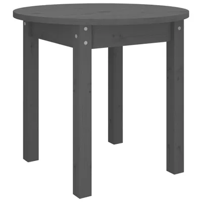 Produktbild von vidaXL Couchtisch Grau Ø 45x40 cm Massivholz Kiefer