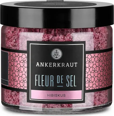Produktbild von Fleur de Sel Hibiskus, 135g im Tiegel
