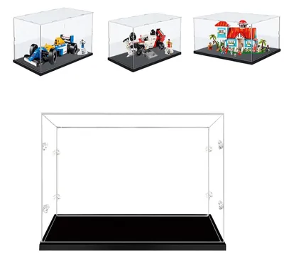 Obrázok produktu pre Omgoods – Priehľadná vystavovacia vitrína z akrylu, hrúbka 3 mm, rozmer 40 x 30 x 35 cm