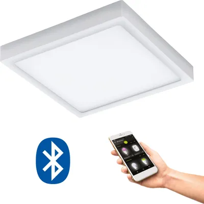 Produktbild von EGLO crosslink LED Außen-Deckenlampe Argolis-C, Smart Home Außenleuchte, Deckenleuchte, dimmbar, Weißtöne einstellbar, IP44, 30 cm, Lampe, weiß
