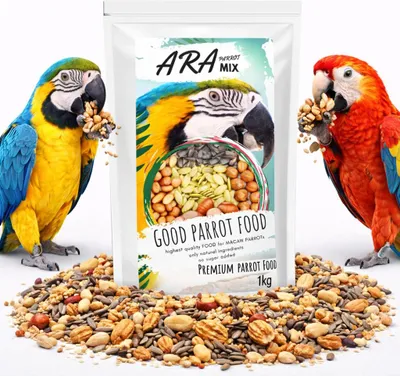 Zdjęcie produktu dla Premium Parrot Food- Ara Parrot Mix -pokarm dla ar i kakadu 1kg