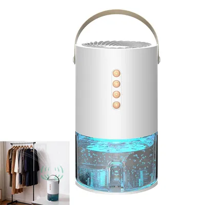 Produktbild von Mini Luftentfeuchter Dehumidifier für Zuhause – tragbarer Raumentfeuchter 1,3L Wassertank, leise, Timer, Auto-Stopp