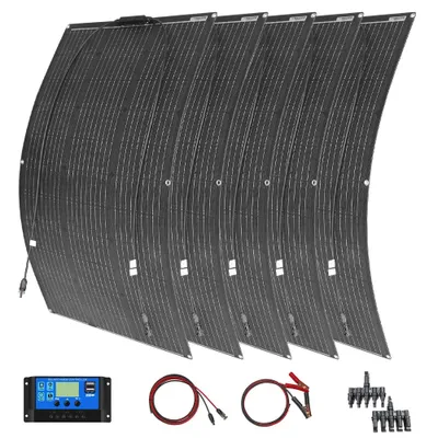 Produktbild von Flexible Solarmodule, hohe Effizienz, tragbares Design, Solar-Kit 500W