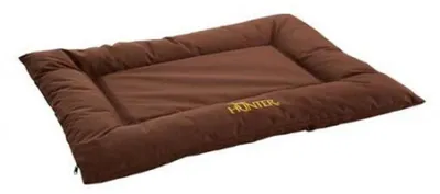 Produktbild von Hunter Hundebett Gent Antibakteriell 80x60 cm braun, wasser- u. schmutzabweisend