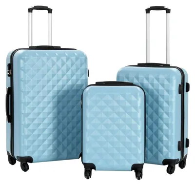 Produktbild von Hartschalen-Trolley-Set in Blau, 3-teilig