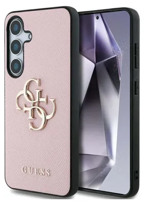 Immagine prodotto di Logo Guess grana grande 4G Logo classico piccolo per Samsung Galaxy S25+ Różowy